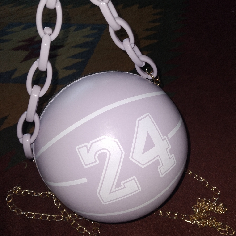 Novelty Basketball Bag #24 Purple